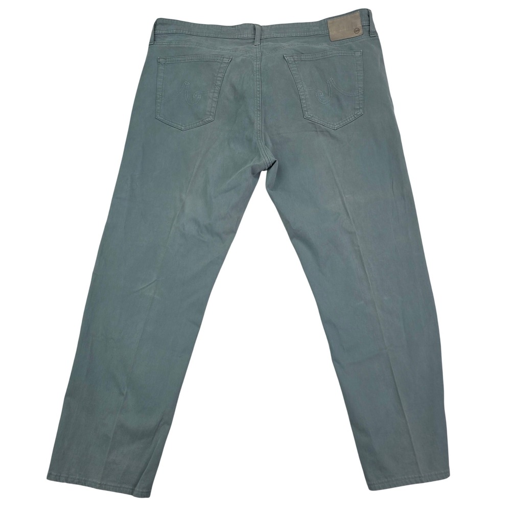 AG Adriano Goldschmied The Graduate Tailored Leg Pants Mens 42x32 Sage Green USA - Picture 2 of 9